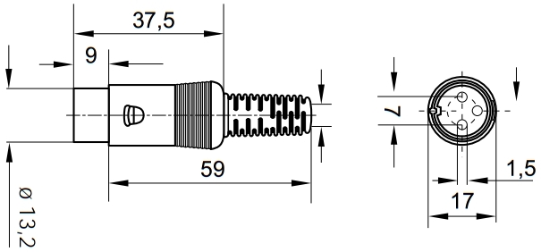 מחברים דין אודיו HIRSCHMANN DIN AUDIO